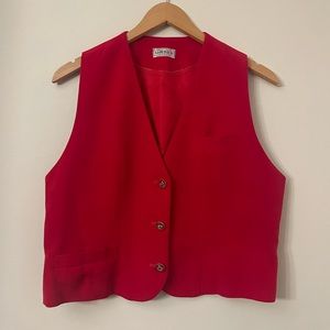 Japanese Brand Red Vest